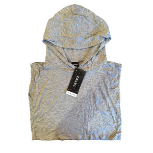 Girls Terez Sleeveless Hoodie, Large, Gray‎